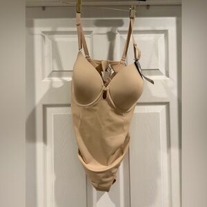 Maidenform Beige All-In-One Bodysuit